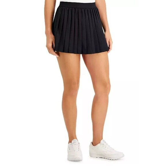 ID Ideology Women's Pleated High-Rise Pull-On Skort Deep Black size 3X - Picture 1 of 2